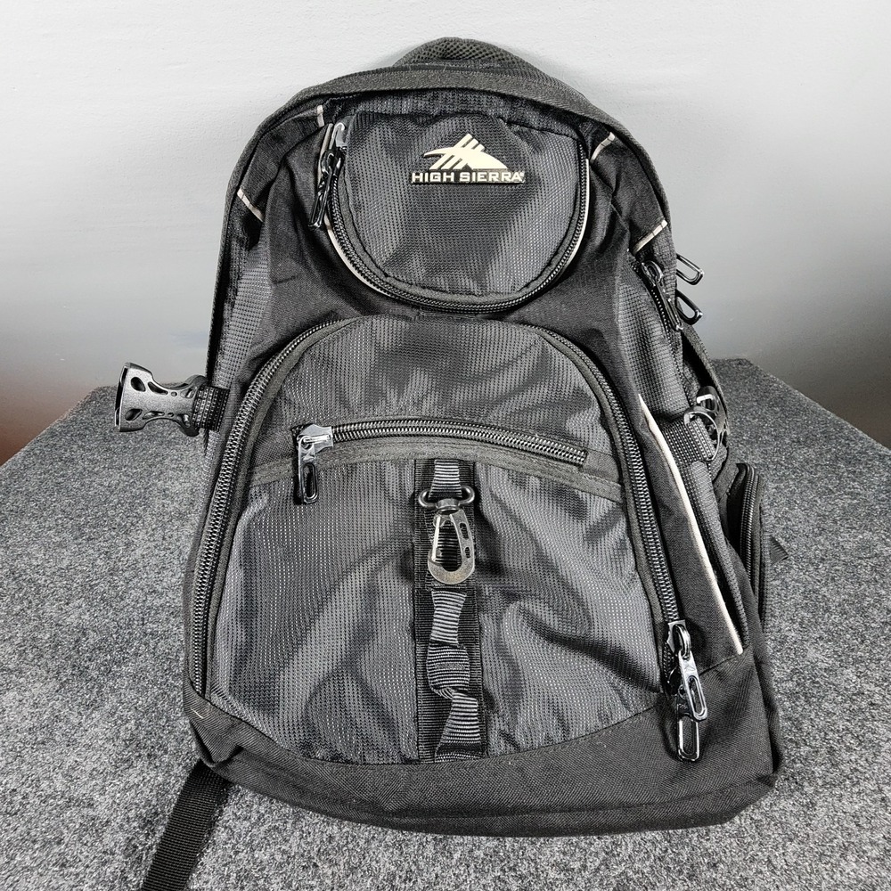 High Sierra XBT‎ Daypack TSA Backpack, Black Inner Compartments Removed